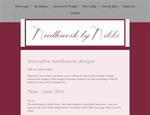 Tablet Screenshot of needleworkbynikki.co.uk